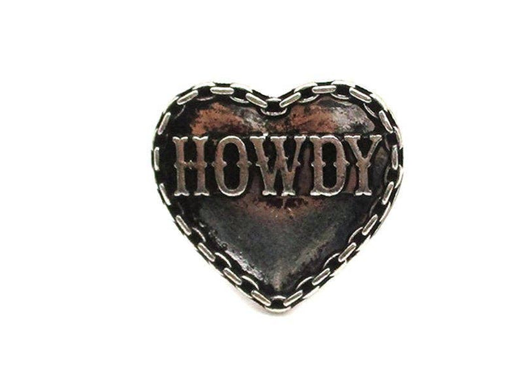 Heart Howdy  Cuff Ring