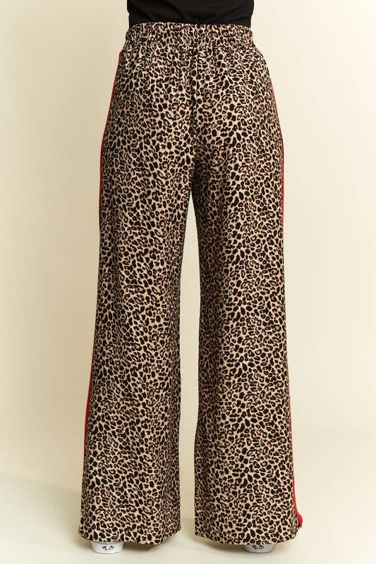 Red Rider Leopard Track Pants