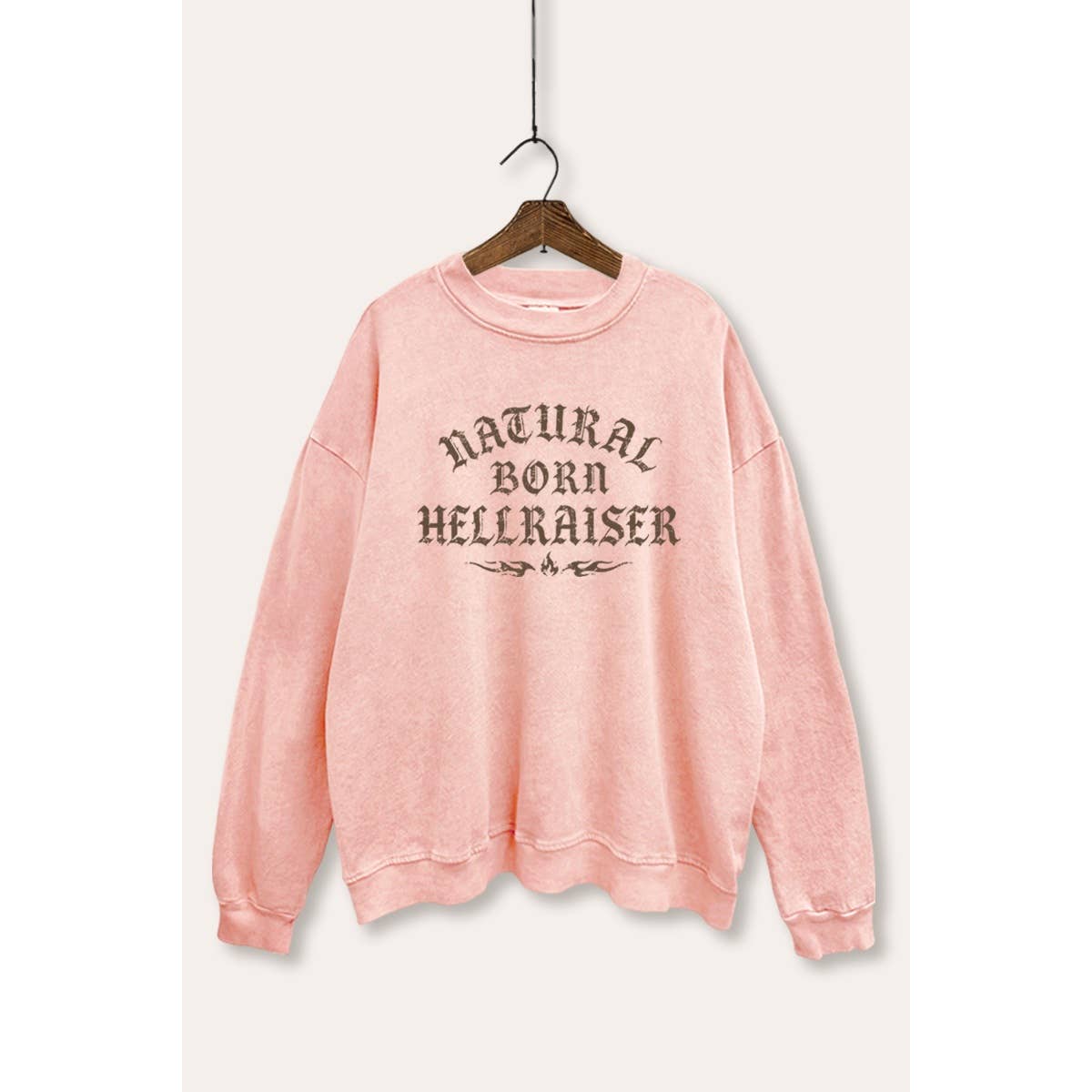 Hellraiser Graphic Mineral Wash Sweatshirt