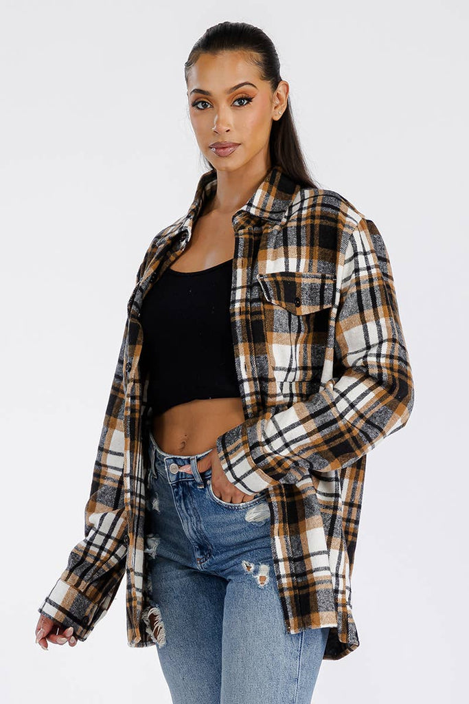 Saddle Soft Flannel Oversized