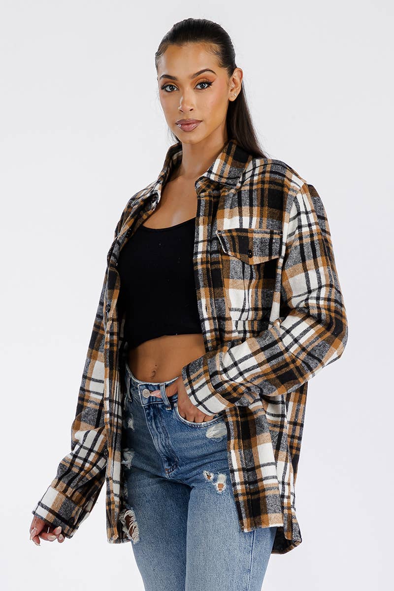 Saddle Soft Flannel Oversized