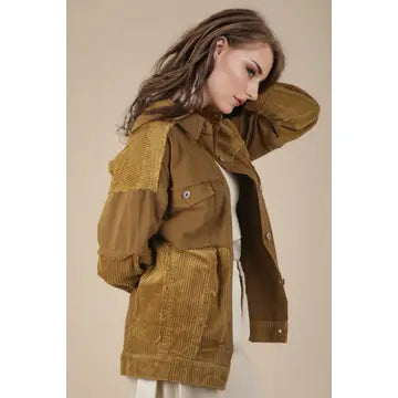 Coyote Corduroy Shacket