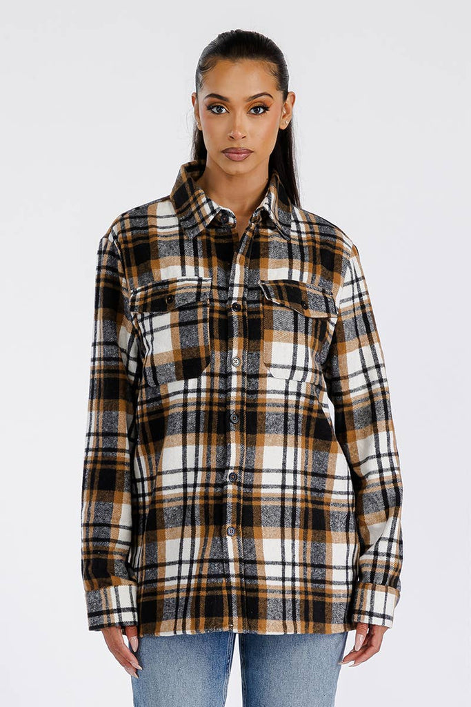 Saddle Soft Flannel Oversized