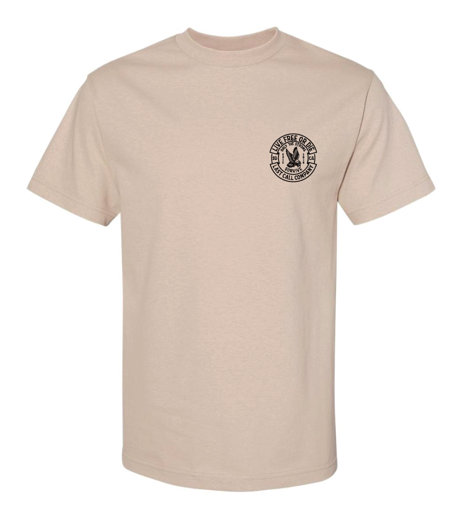 Last Call Co. Live Free Mens Tee