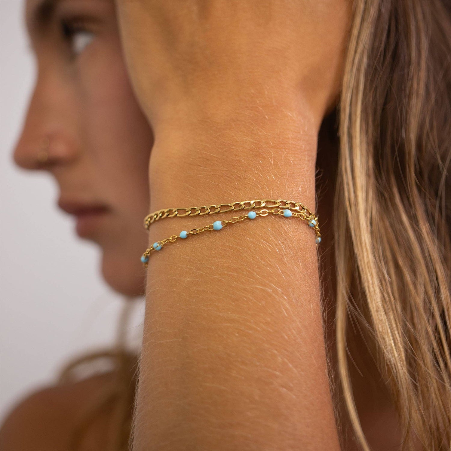 Turquoise Confetti Bracelet