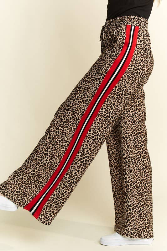 Red Rider Leopard Track Pants