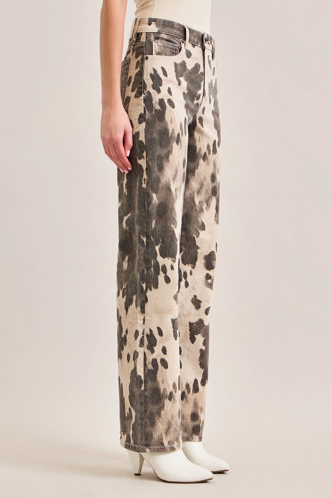 Saddle Up Cow Print Pants