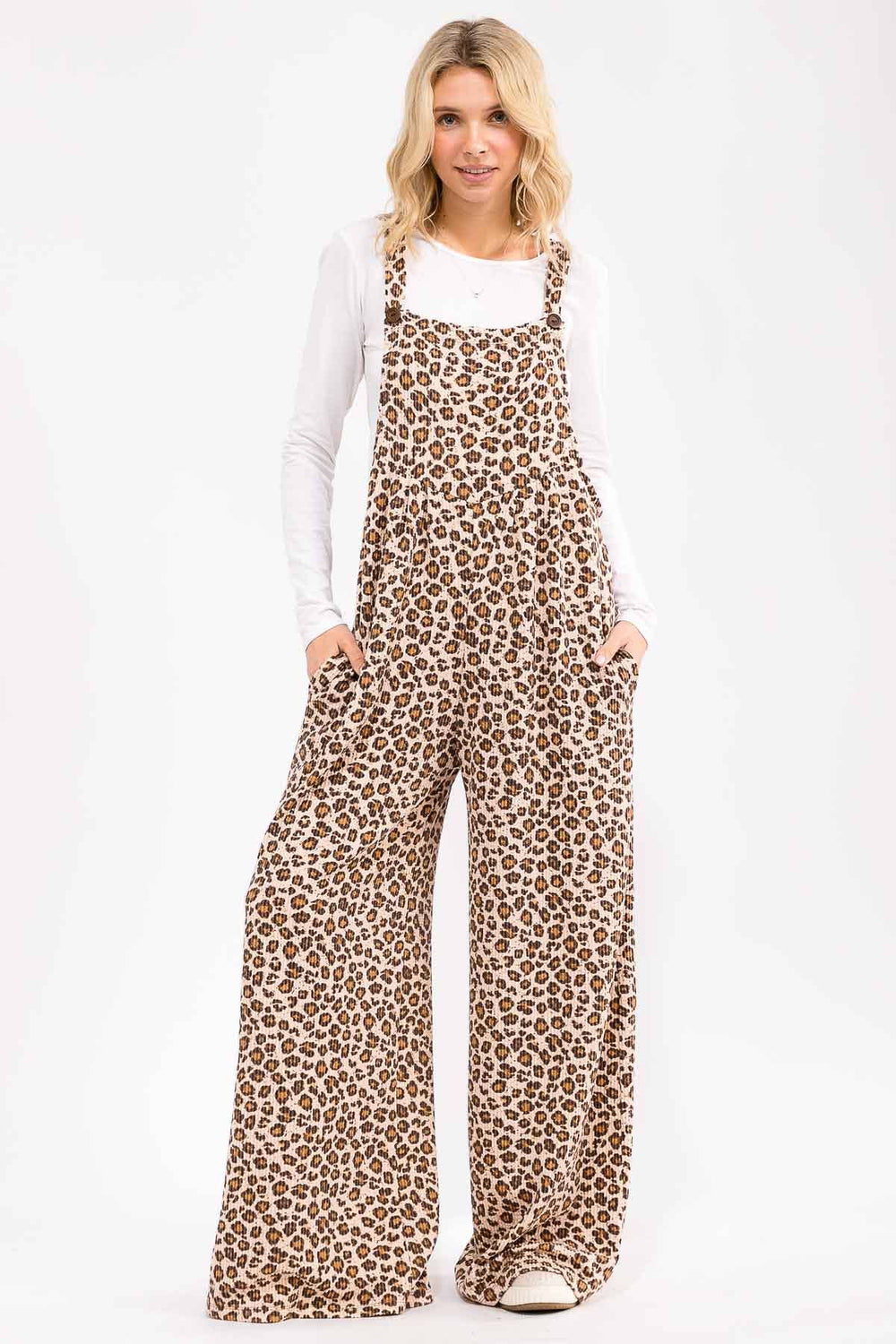 Wild Child Leopard Overalls