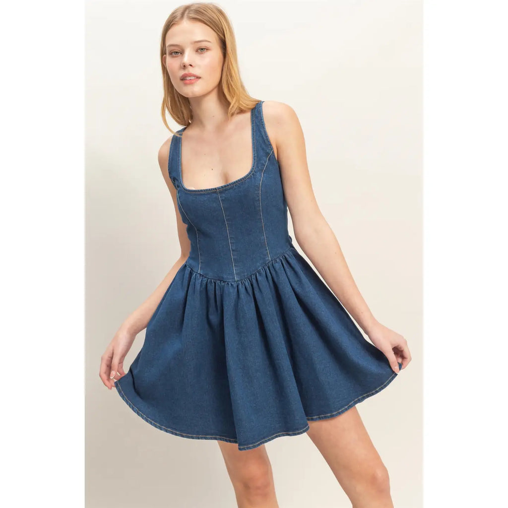 Tanya Denim Mini Dress