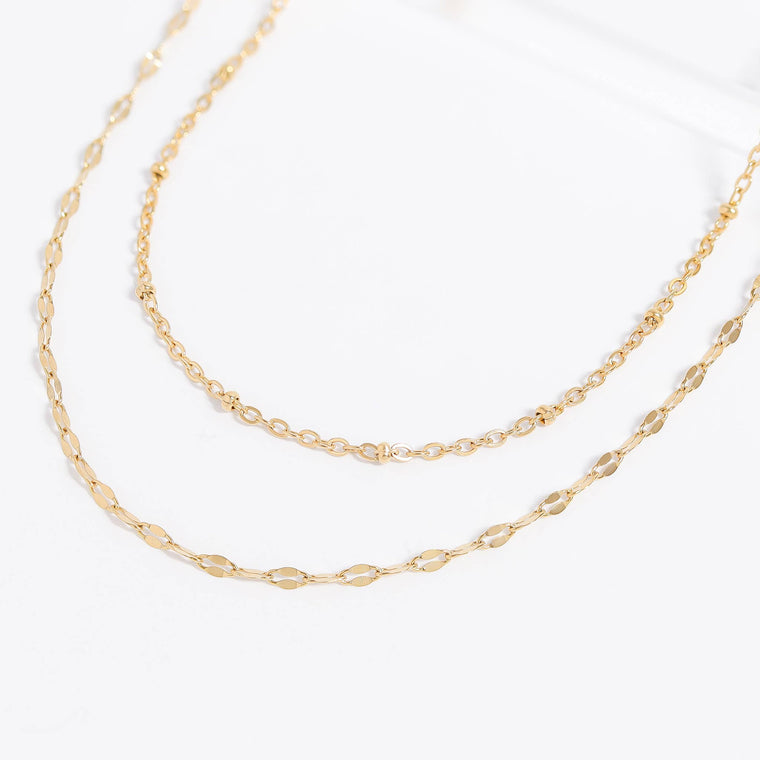 Glimmer 16" Chain Necklace
