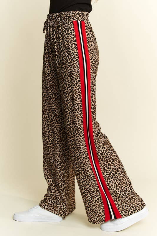 Red Rider Leopard Track Pants