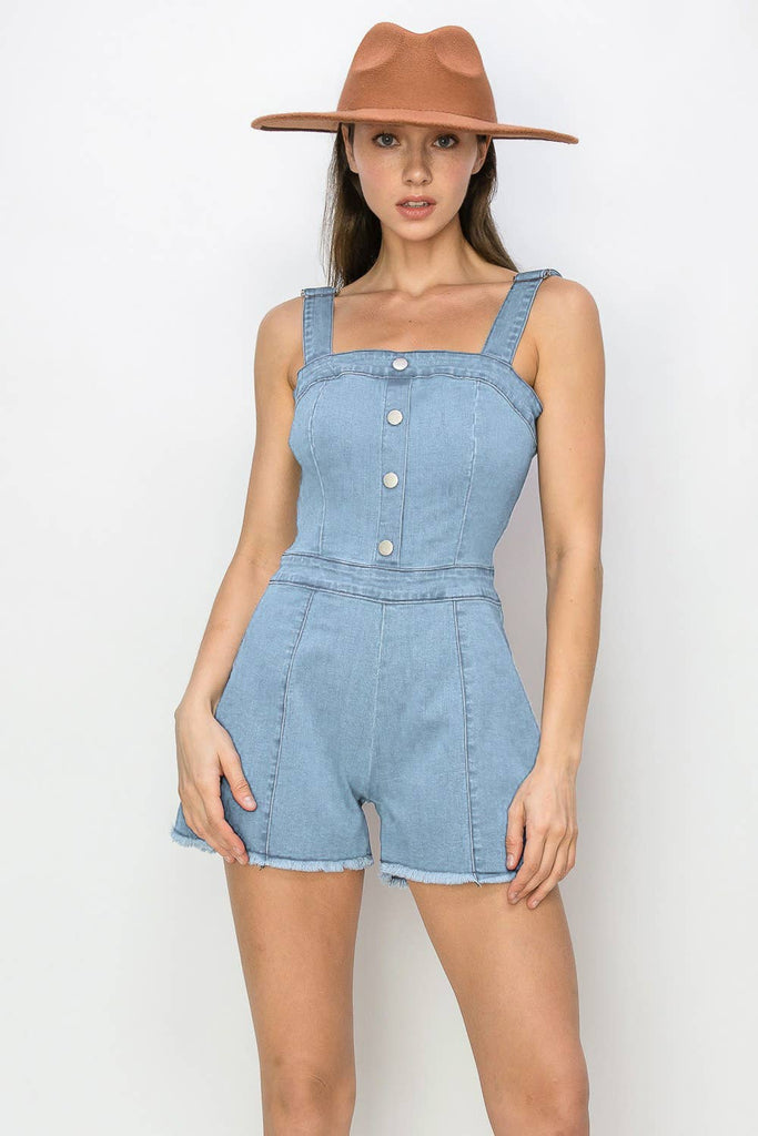 Bluebell Denim Romper