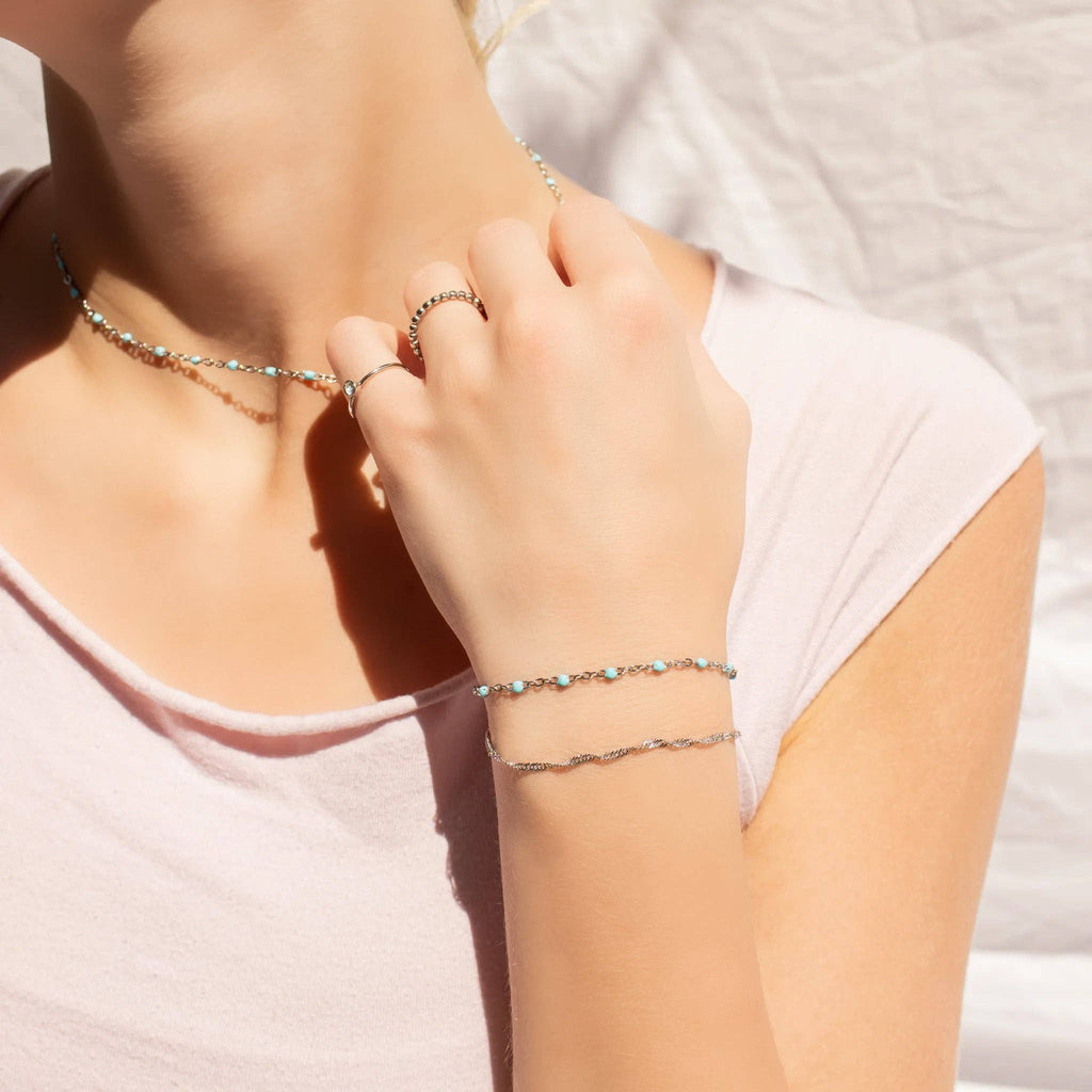Turquoise Confetti Bracelet