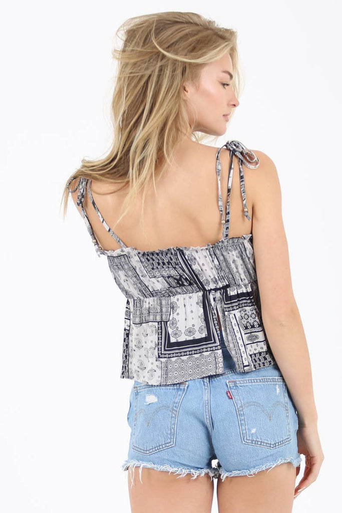 Midnight Bandana Top