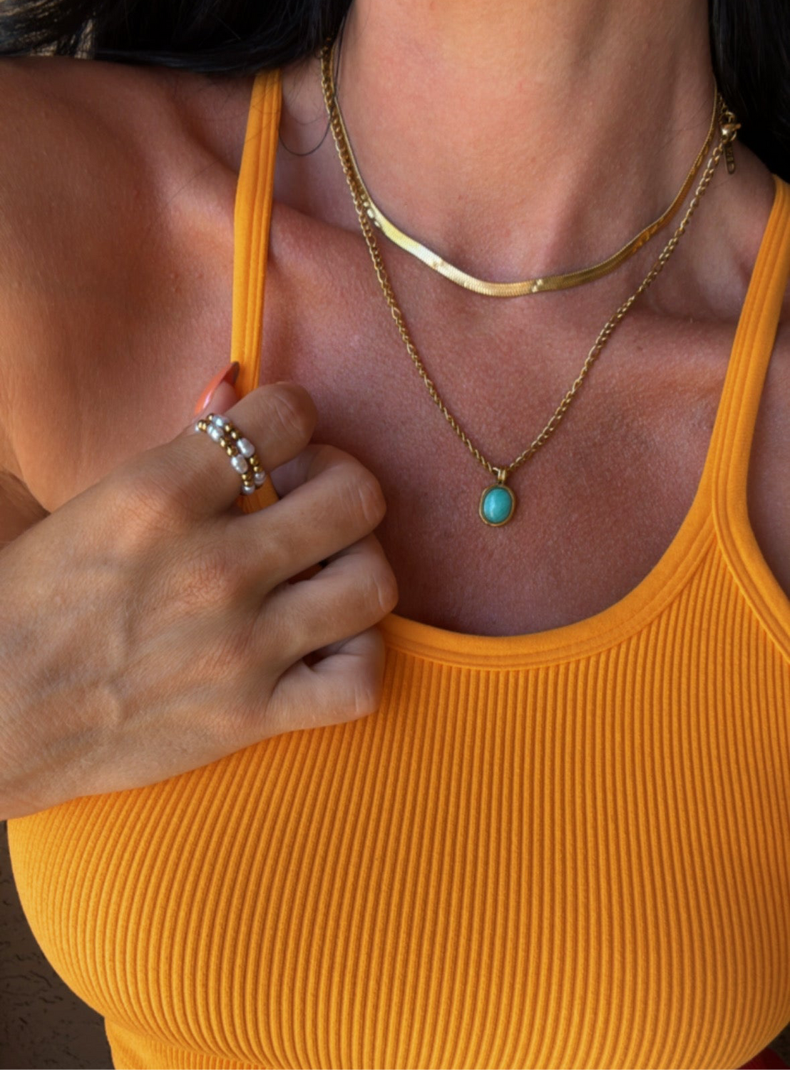 Turquoise Glow Pendant