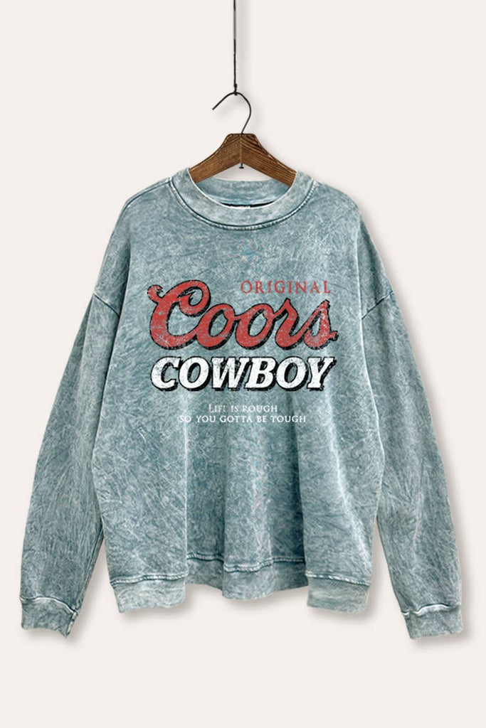 Coors Cowboy Graphic Crewneck