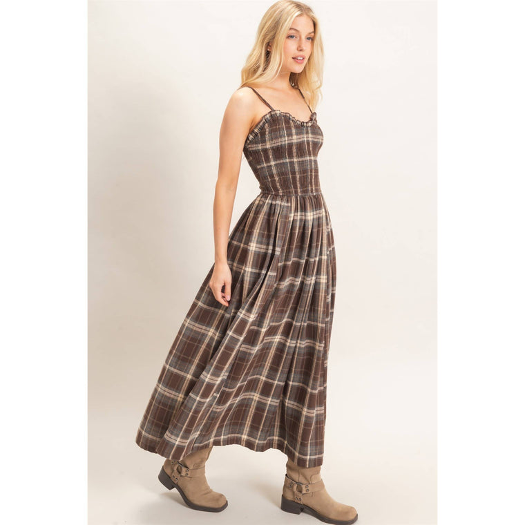 Autumn Harvest Plaid Dress