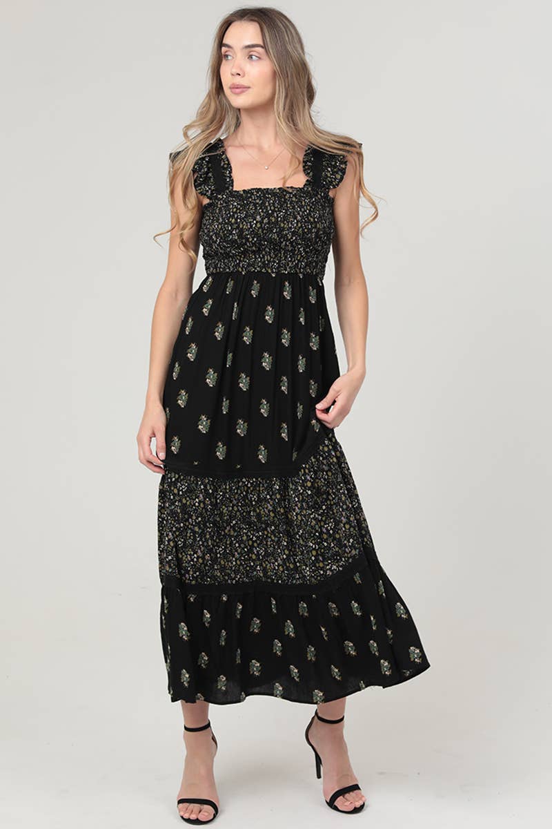 Rosewood Cap Sleeve Dress