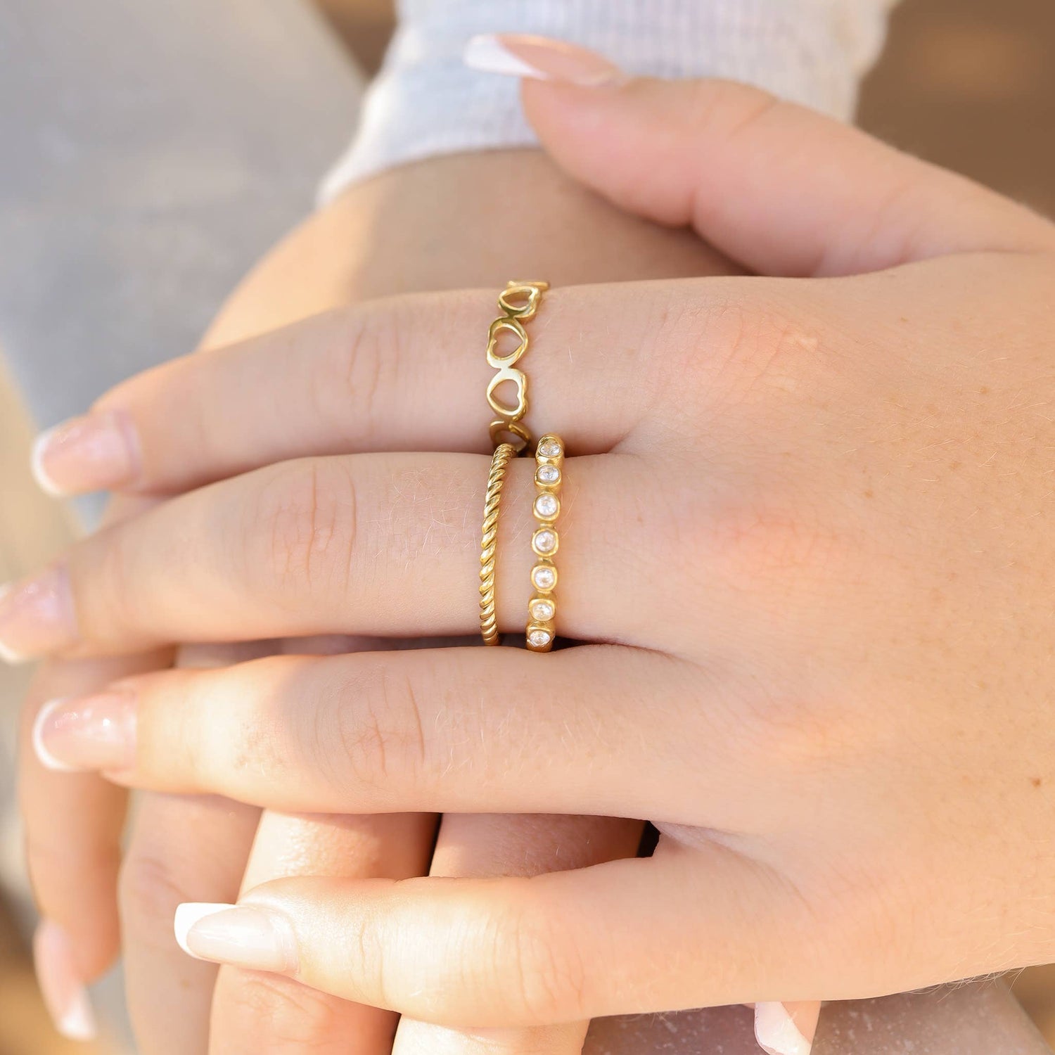 Crystal Stacking Ring