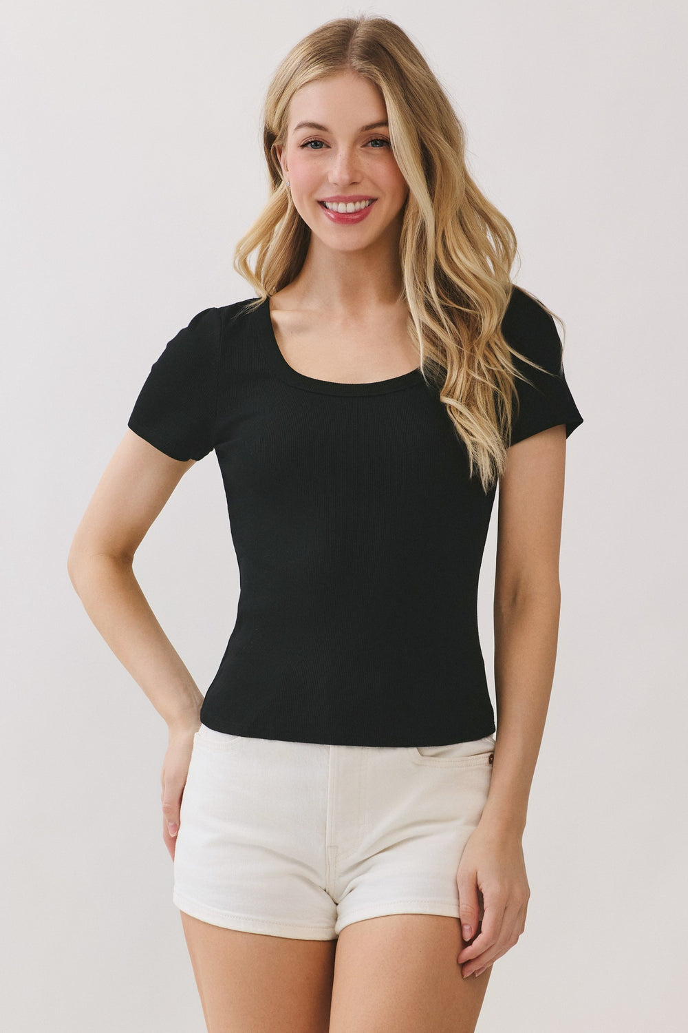 Taylor Scoop Neck Tee