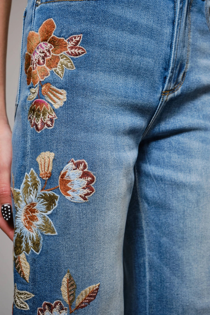 Secret Garden Embroidered Jeans