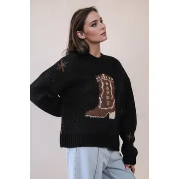 Boot Scoot Knit Sweater