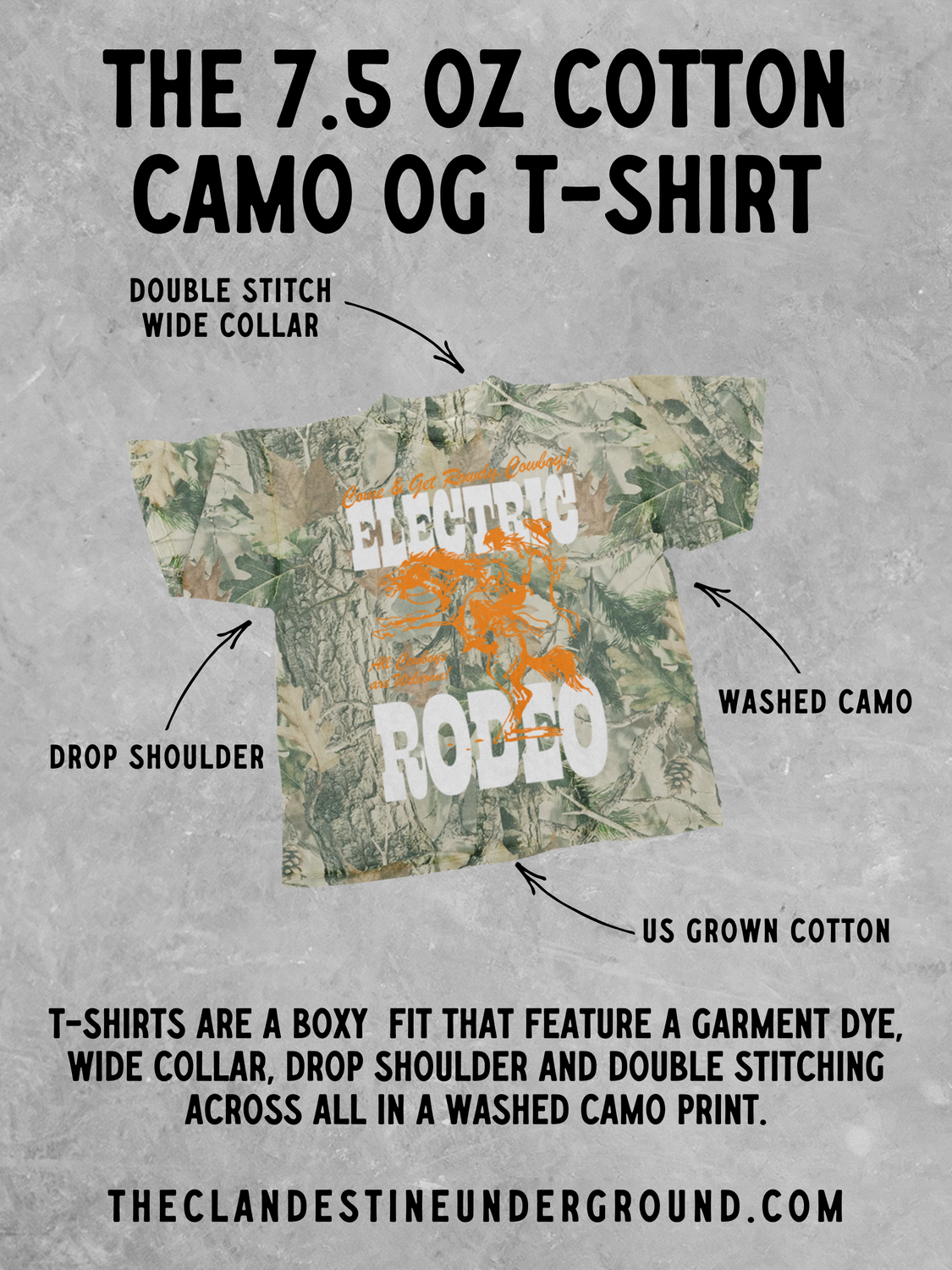 Camo Local Ghosts Graphic Tee