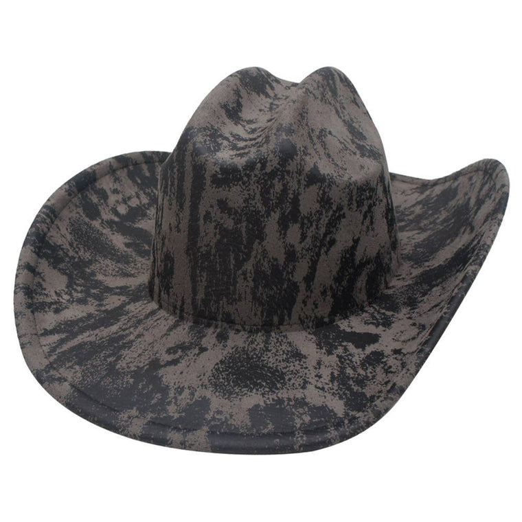 Tie Dye Gray Cowboy Hat