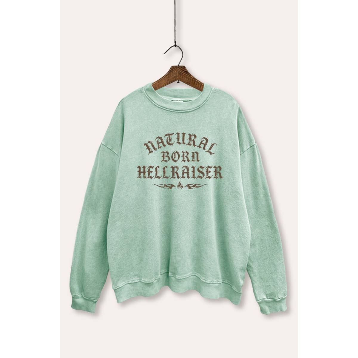 Hellraiser Graphic Mineral Wash Sweatshirt