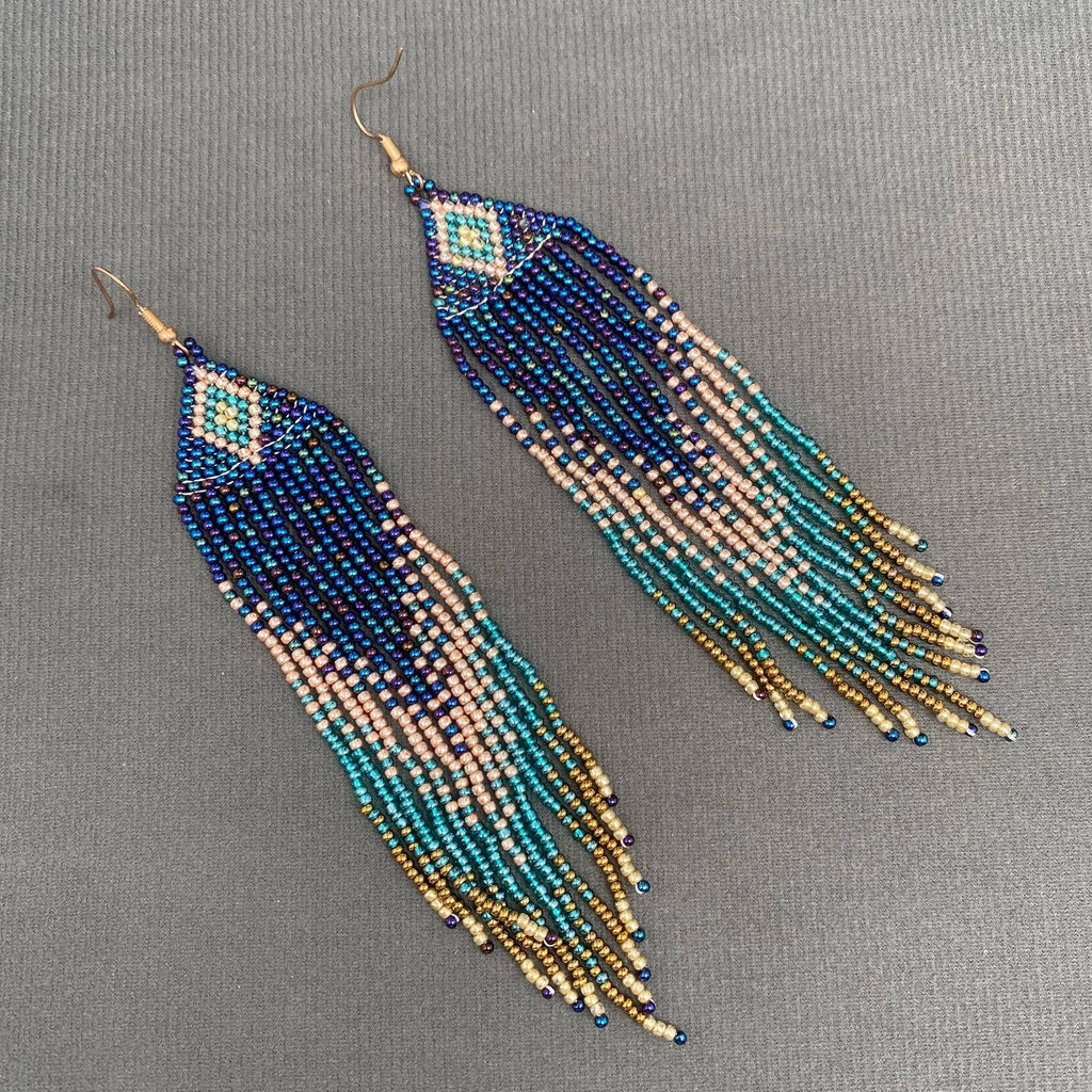 Saguaro Seed Bead Earrings