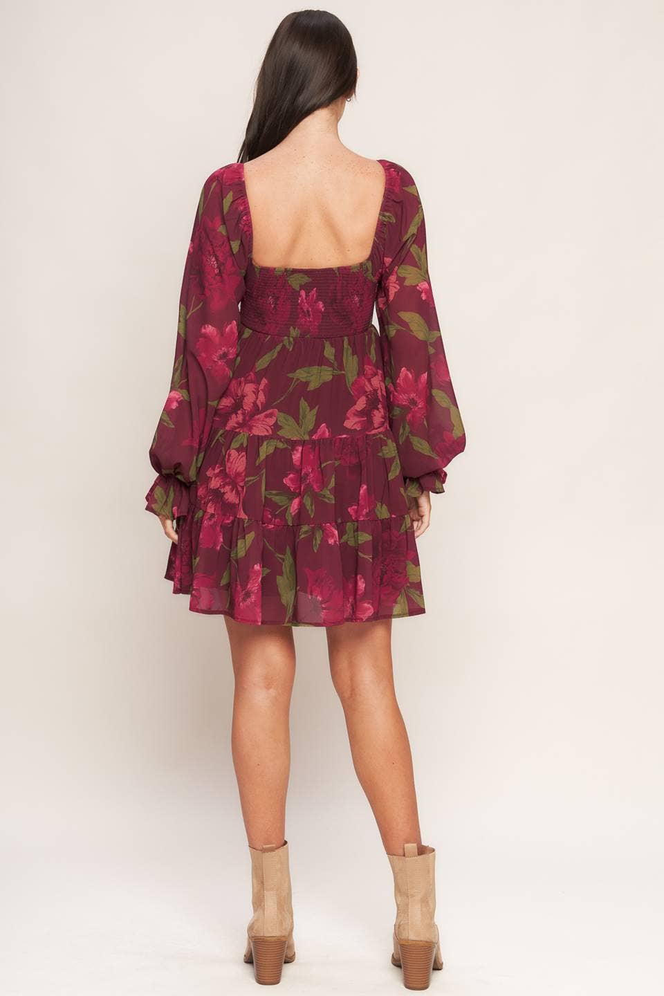 Poinsettia Mini Dress