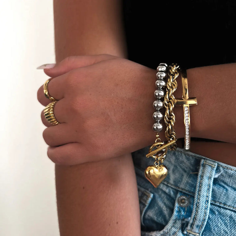 Bobbi Mixed Metal Bracelet
