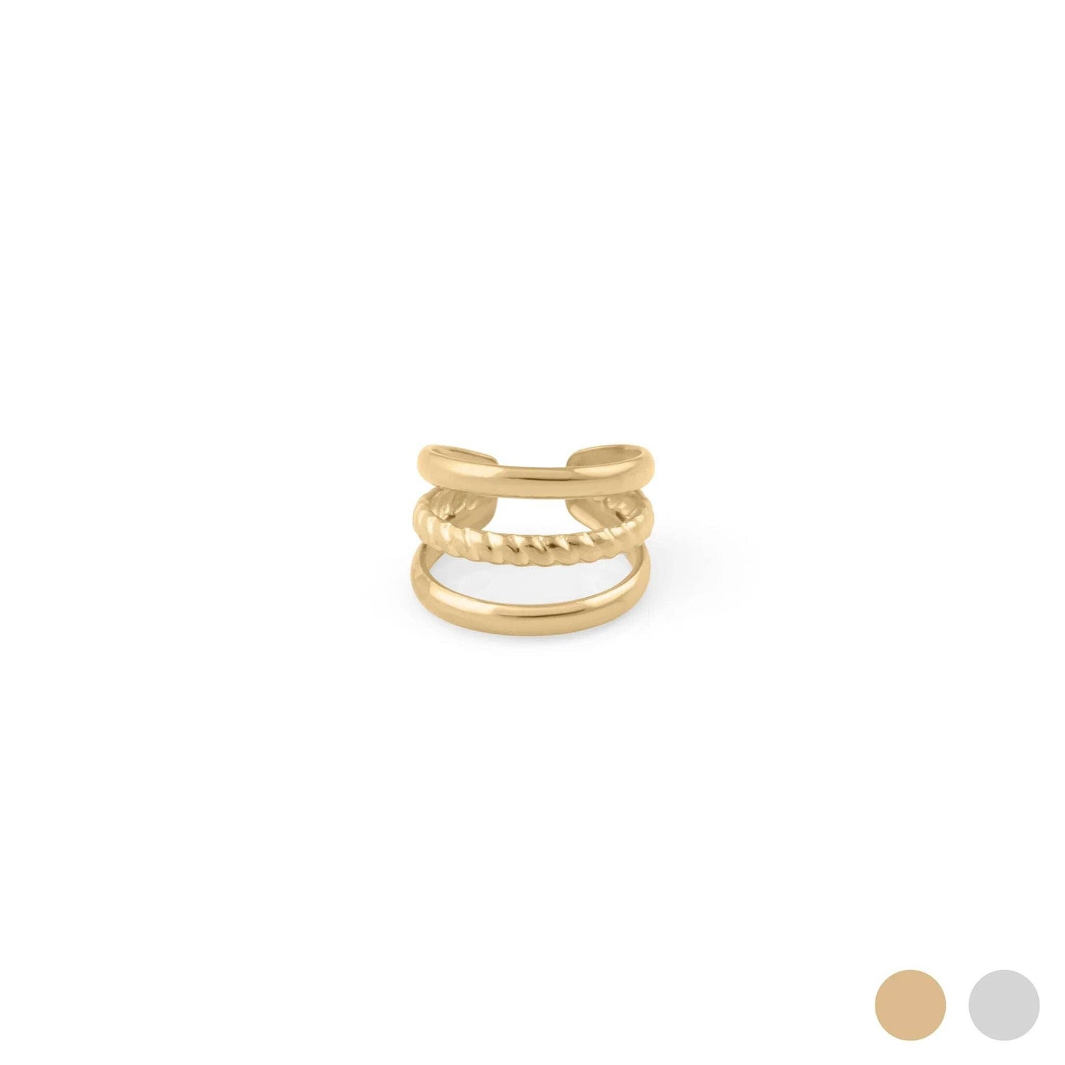 Triple Band Ear Cuff