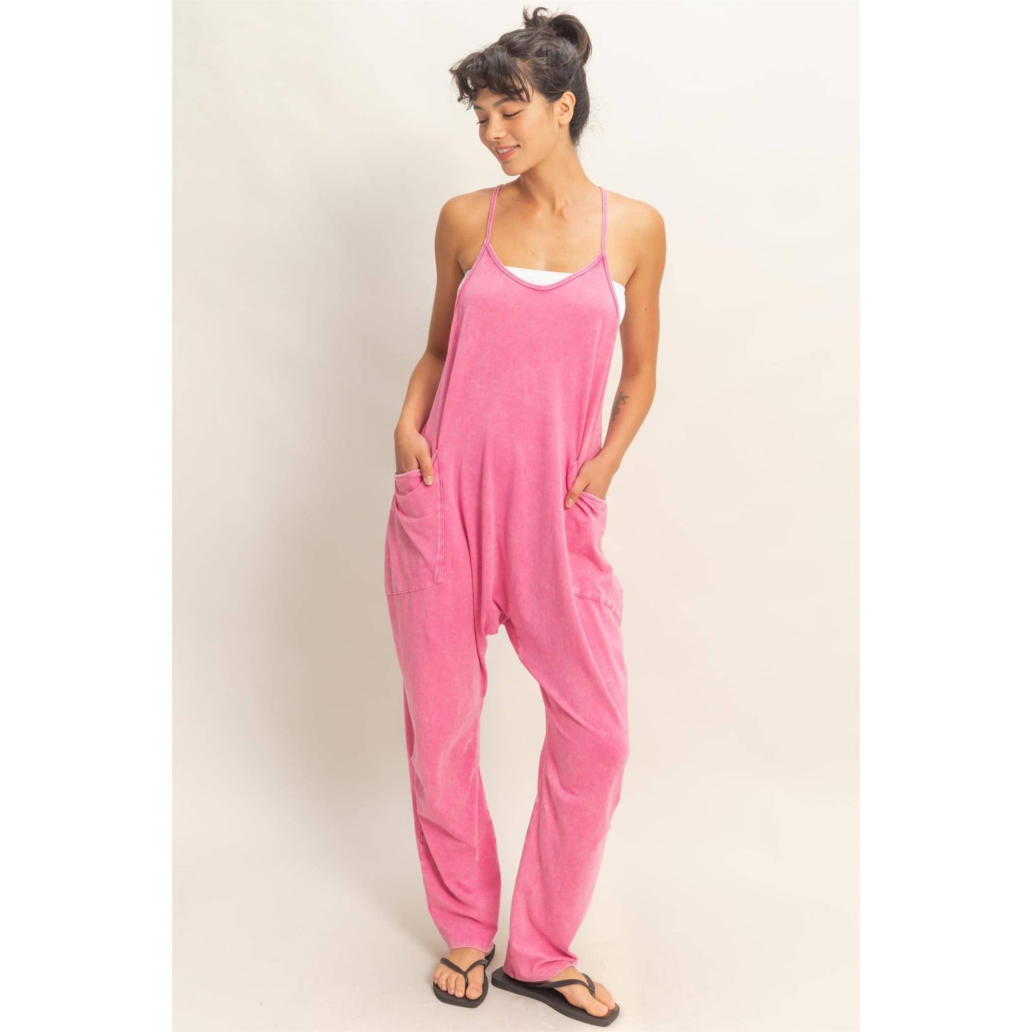 Perfectly Pink Jumpsuit