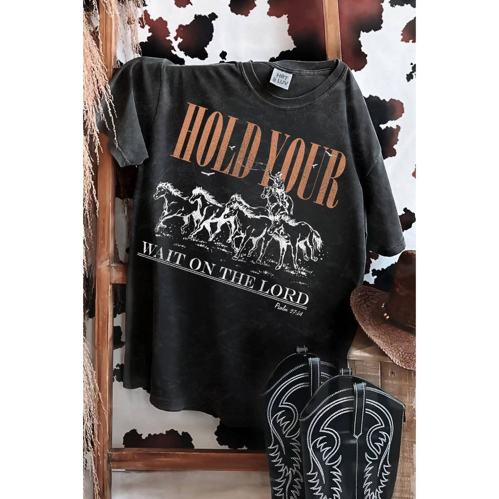 Hold You're Horses Boyfriend T-Shirt