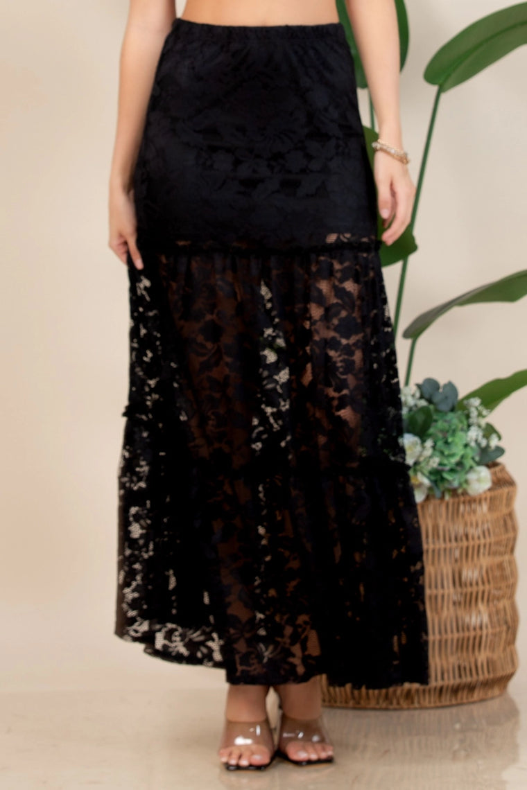 Langley Lace Skirt